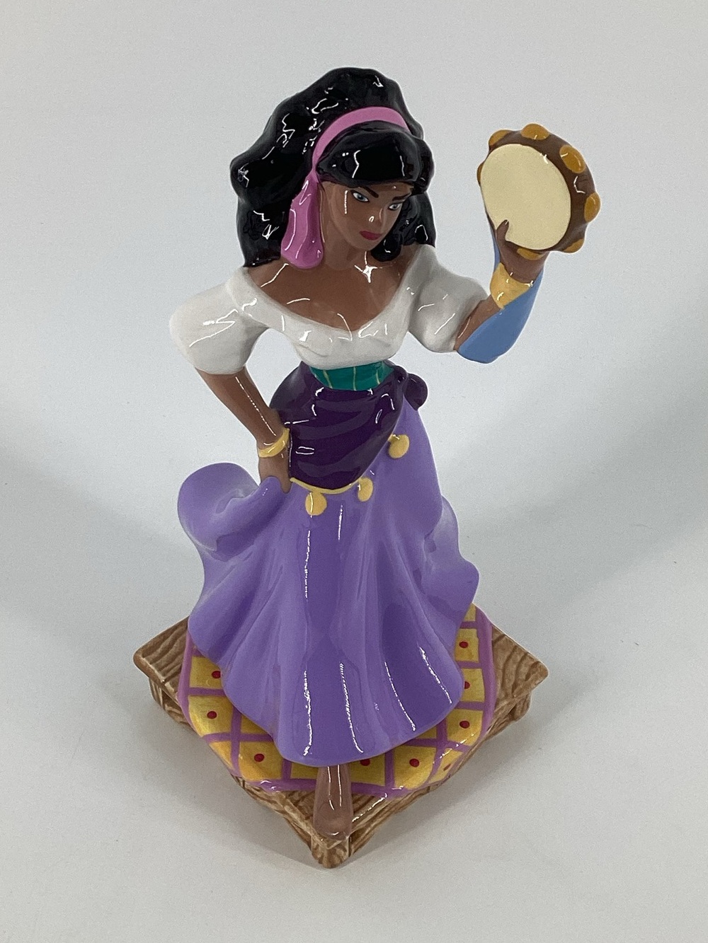 Disney Hunchback of Notre Dane ceramic  7” Esmeralda